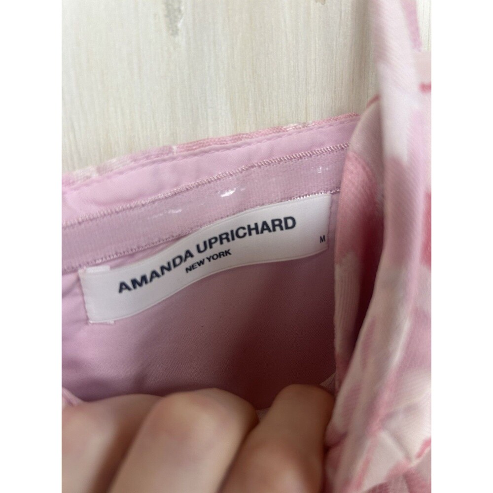 Amanda Uprichard Champagne Skirt Romper Cherry Blossom Brocade Coquette Medium - Picture 6 of 8